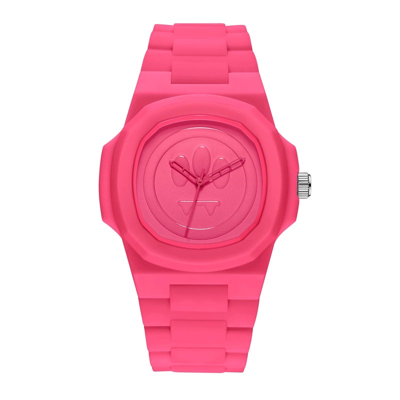 Barrow BWW00001 Fuchsia Dial Silicone Strap Watch for Unisex, 43mm - Image 1